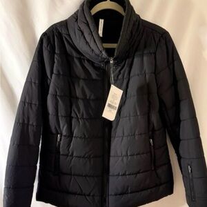 NWT Fabletics Black Misha Puffer Jacket-XL